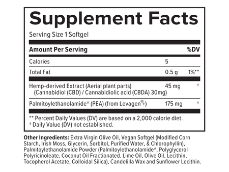 CBD Relief Softgels | CBD Capsules for Pain Relief 30mg